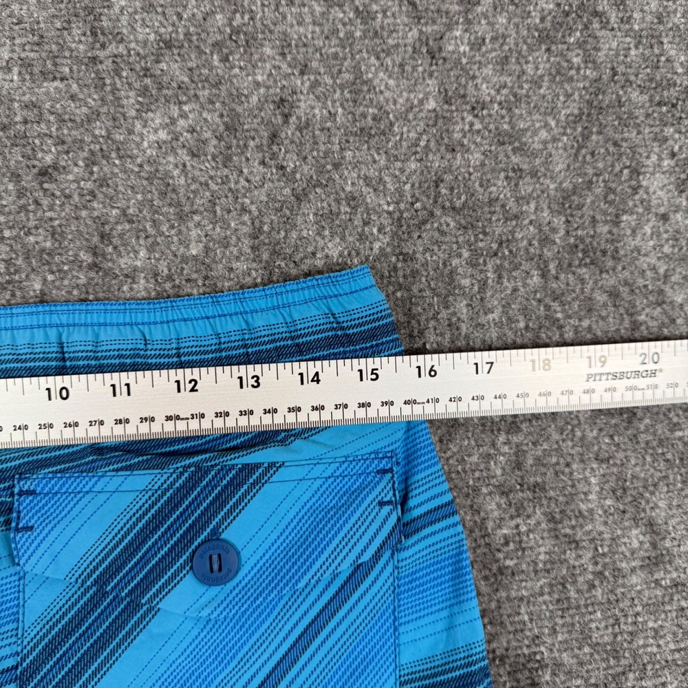 Patagonia ROBB Mens Swim Trunks Blue Striped Drawstring Swim Shorts‎ Size S - Picture 9 of 11
